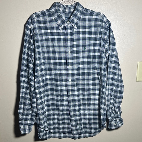 Ralph Lauren Other - Ralph Lauren Men’s XL‎ Plaid Classic Collared Polo Button Up Long Sleeved Shirt